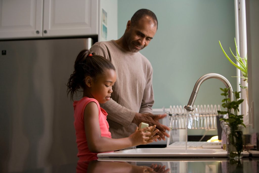 Foster Carer Washing Hands 1024X683