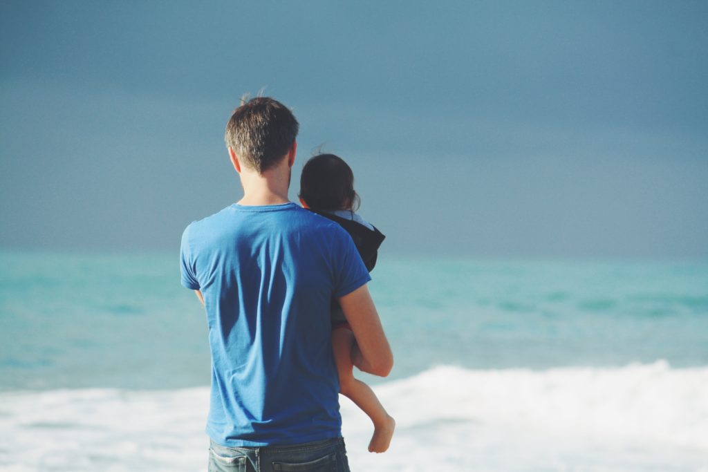 Foster Carer At Beach 1024X683